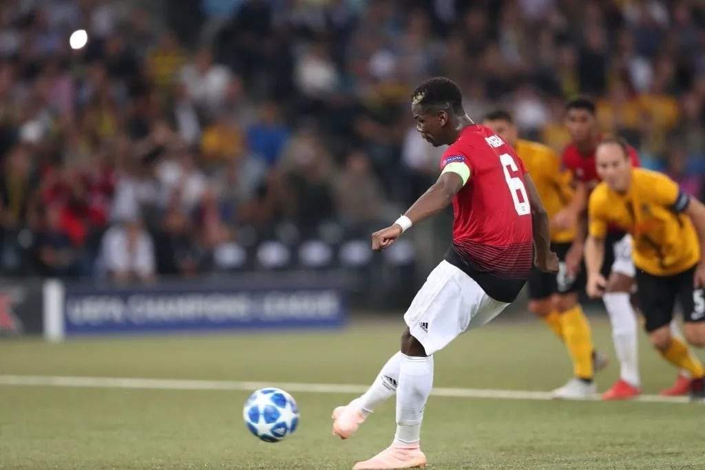 Paul Pogba's brace help Jose Mourinho's Man United beat Young Boys 3-0 in Champions League opener