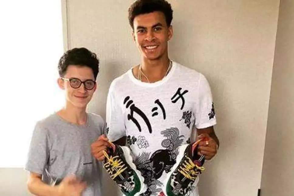 Check out the picture of a teenager making millions styling Premier League superstars
