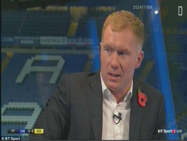 Paul Scholes is not impressed with Liverpool layers who were crying in the final (BT Sport)