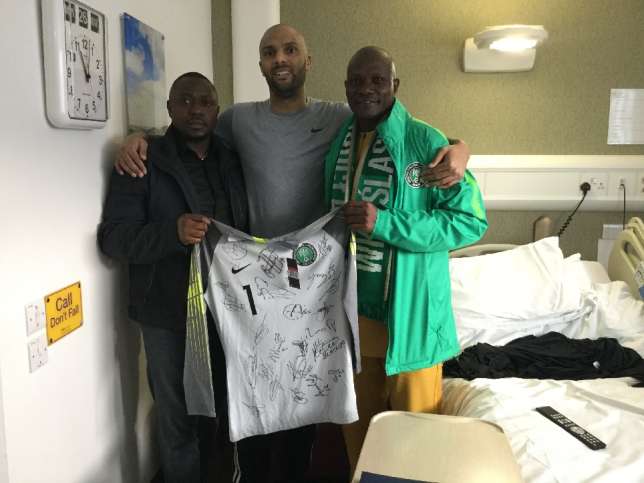 Carl Ikeme will kick off the game between the Super Eagles and England (NFF)