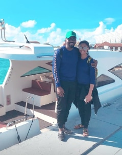 Newly wedded couple, Xerona, DJ Caise fly to the Maldives for honeymoon (lib)