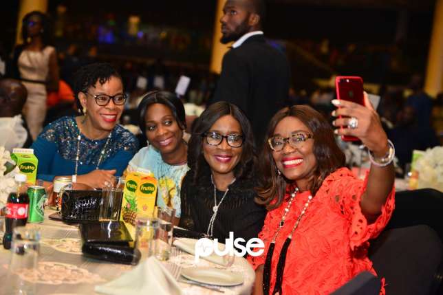 Guests taking a selfie at the Beejay Sax Live concert 2nd edition which held at Eko hotel on Sunday, May 13, 2018. (Pulse)