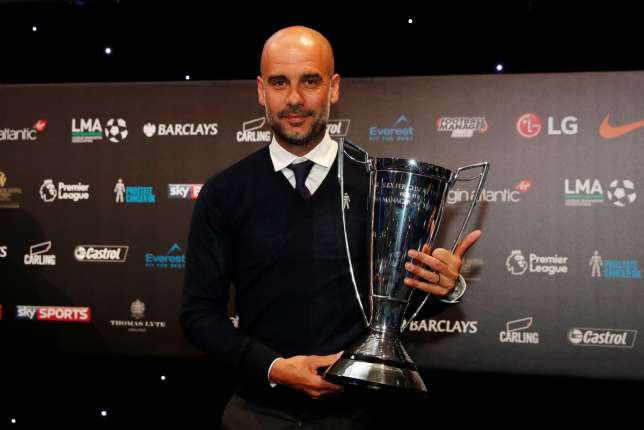 Pep Guardiola voted the best manager in England by his colleagues (League Managers Association)