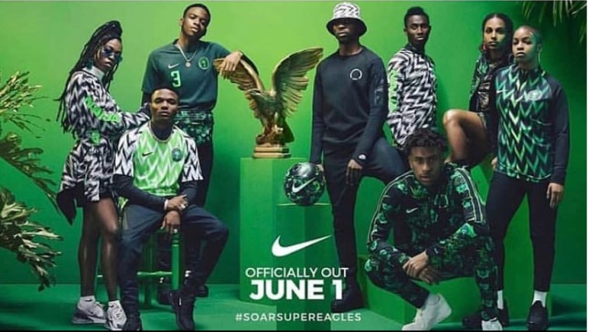 The official Nike Super Eagles jersey campaign (Instagram/ @irenettya)