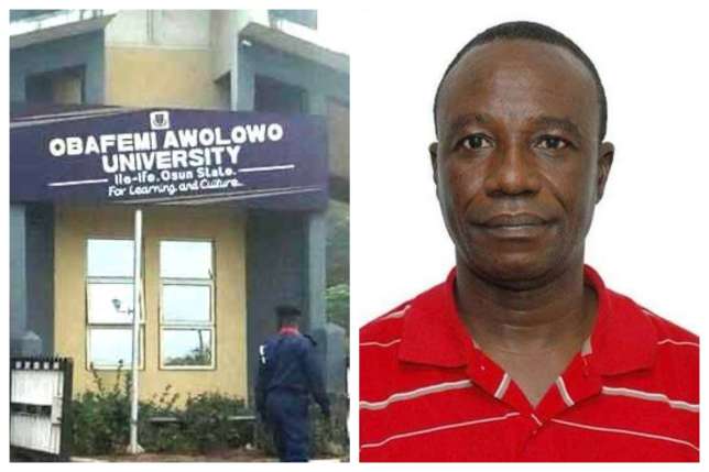 Dismised OAU lecturer, Prof Richard Akindele (Lailas blog)