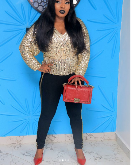 8 Photos That Show Nollywood Actress Halima Abubakar Loves To Play With Her Curves