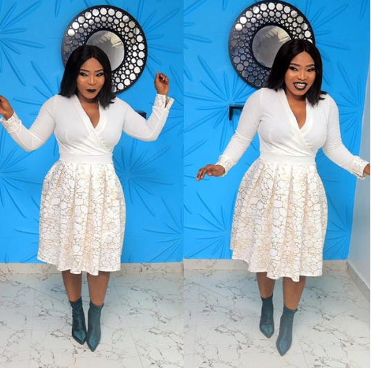 8 Photos That Show Nollywood Actress Halima Abubakar Loves To Play With Her Curves