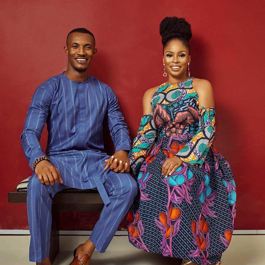 [PHOTOS] Gideon Okeke & Fiancée Chidera Uduezue Share Loved Up Images