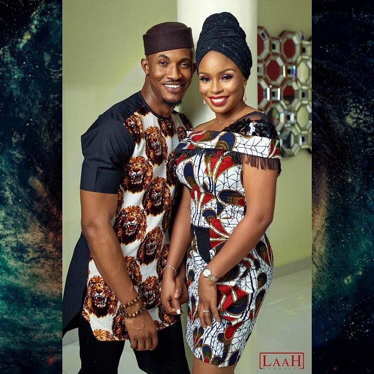 [PHOTOS] Gideon Okeke & Fiancée Chidera Uduezue Share Loved Up Images