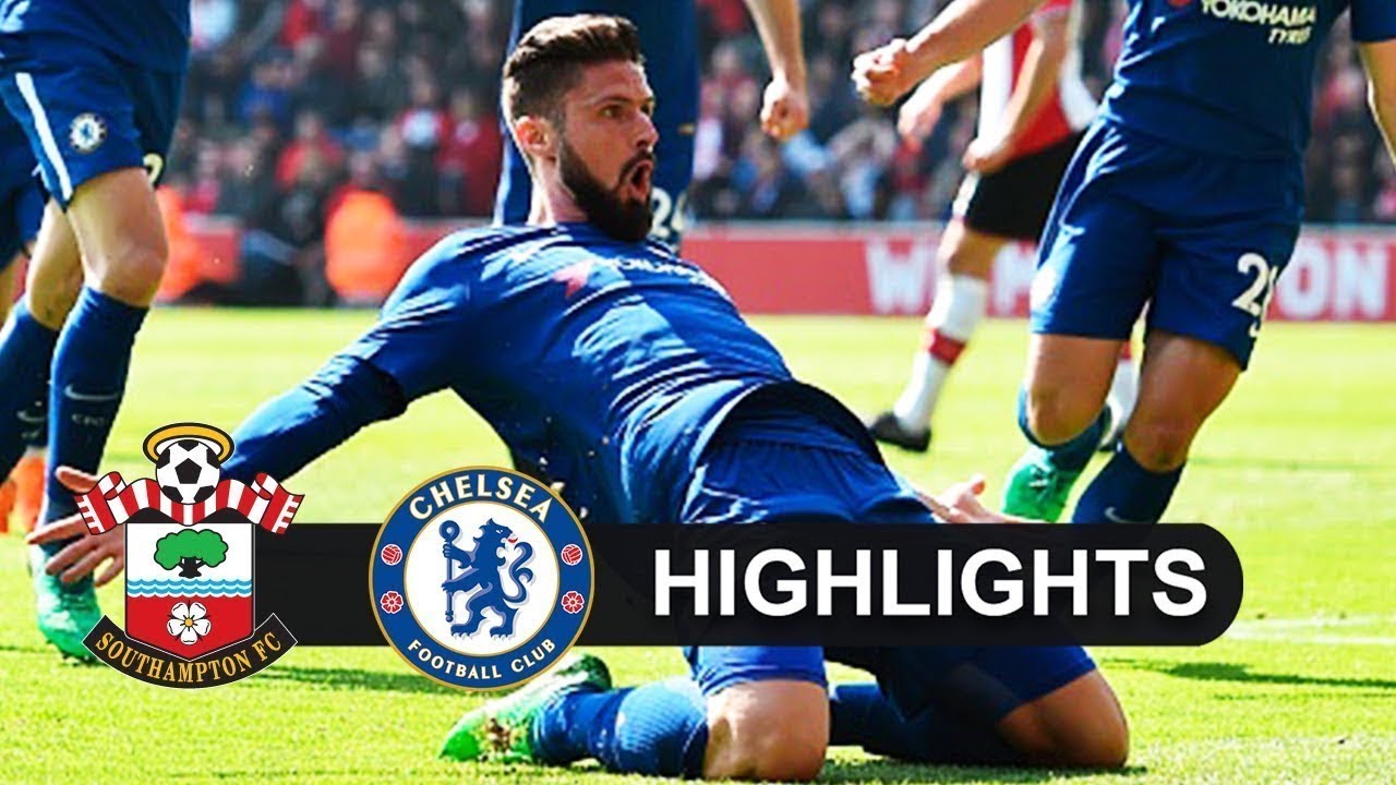 Southampton 2 - 3 Chelsea (Apr-14-2018) Premier League Highlights