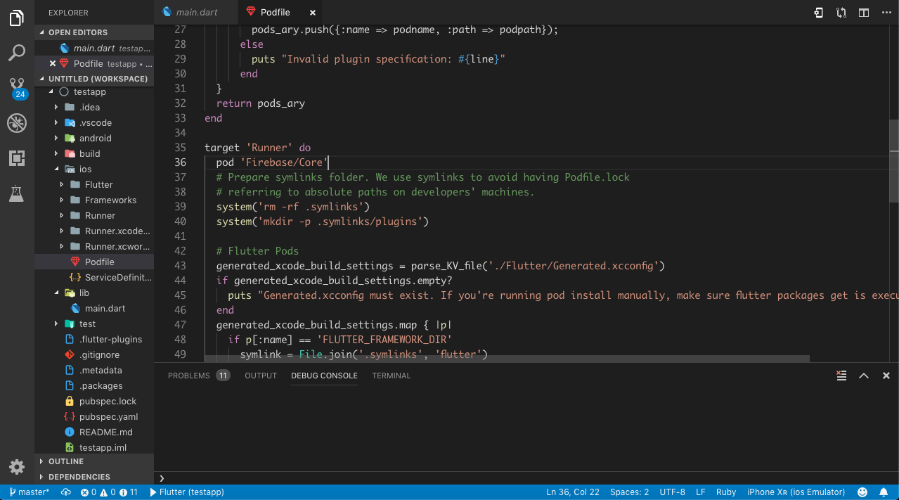How to Connect Flutter iOS application to Google's Firebase How to Connect Flutter iOS application to Google's Firebase