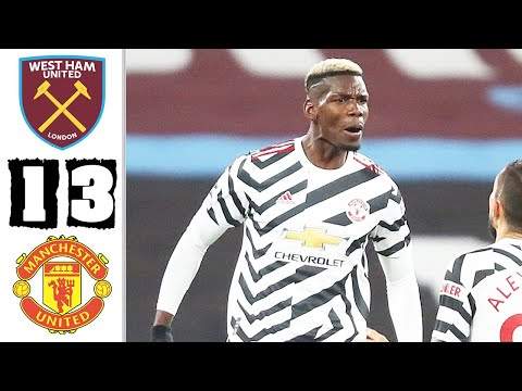 West Ham 1 - 3 Manchester Utd (Dec-05-2020) Premier League Highlights