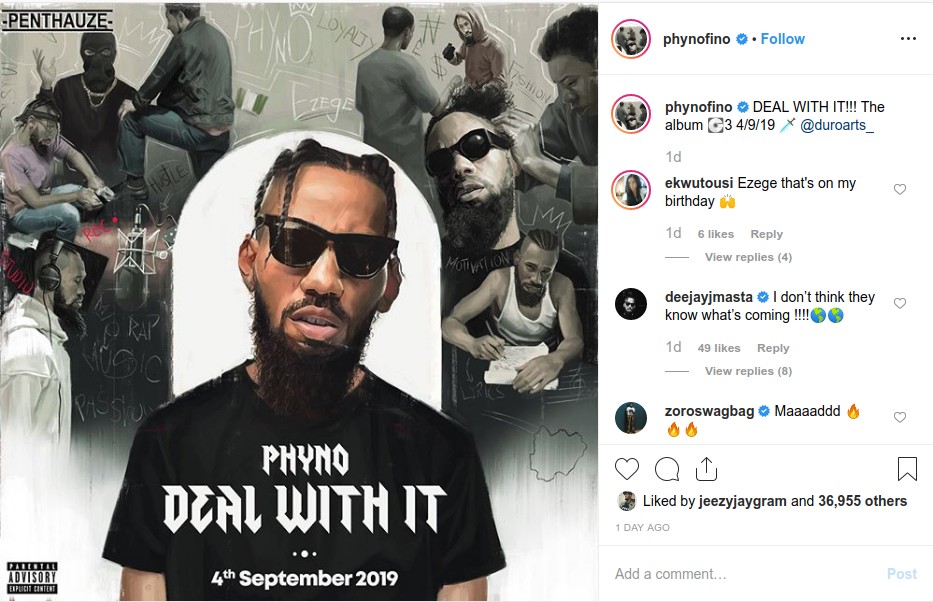 Phyno Set To Release New Album, 'Deal With It'