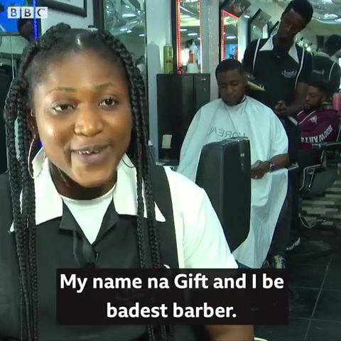 Meet Gift, 'The Baddest Barber' ??