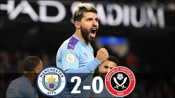 Manchester City 2 - 0 Sheffield Utd (Dec-29-2019) Premier League Highlights