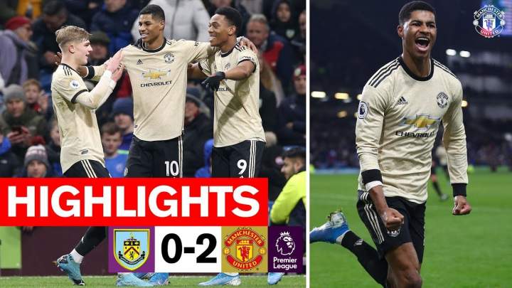 Burnley 0 - 2 Manchester Utd (Dec-28-2019)  Premier League Highlights