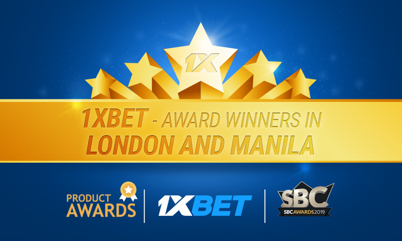 More Awards for 1xBet - G2E and SBC Trophies Added to the Rooster