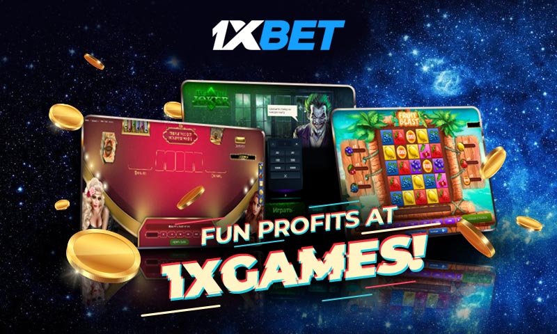 Enjoy 1xGames for Big Wins and Unlimited Rewards only at 1xBet!