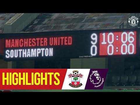 Manchester Utd 9 - 0 Southampton (Feb-02-2021) Premier League Highlights