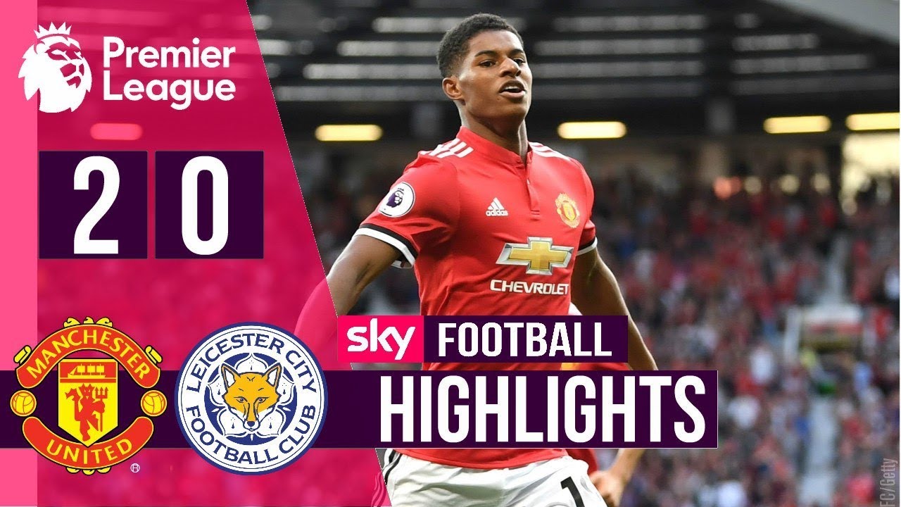 Manchester United 2 - 0 Leicester City (Aug-26-2017) Premier League Higlights