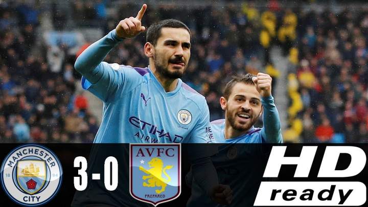 Manchester City 3 - 0 Aston Villa (Oct-26-2019) Premier League Highlights